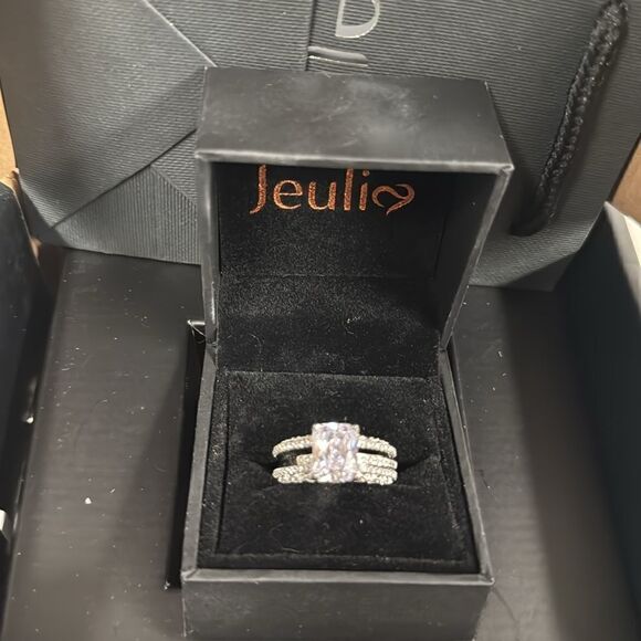 NWT Jeulia Premium Artisan Sz 8.5 Engagement Wedding Ring - Picture 9 of 9